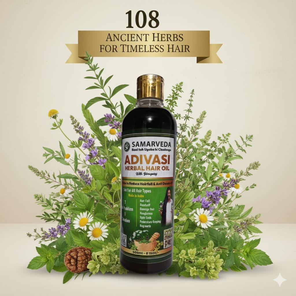 Samarveda Adivasi Herbal Hair Oil