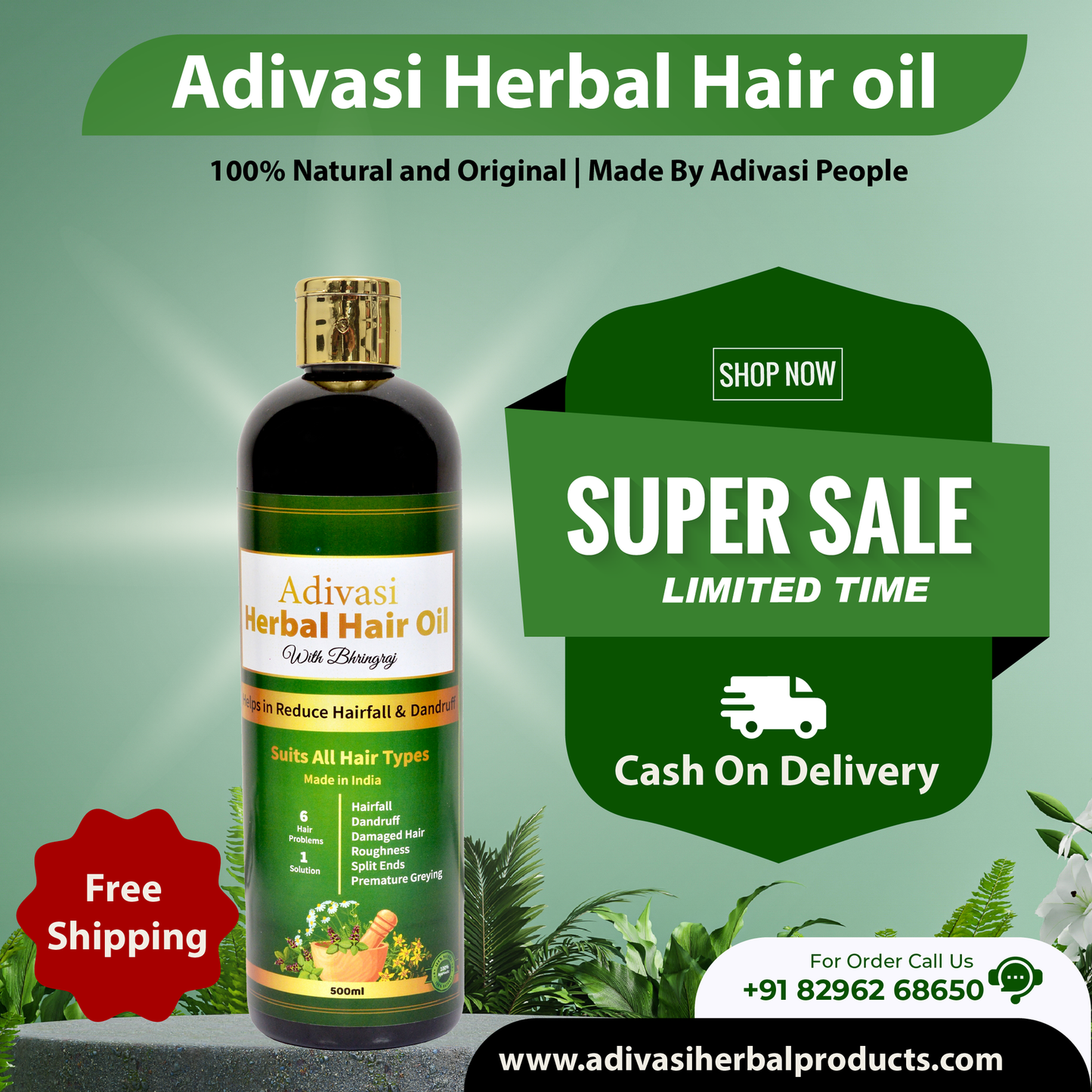 Adivasi Herbal Hair Oil